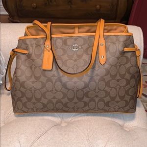 Coach Drawstring Carryall Tote